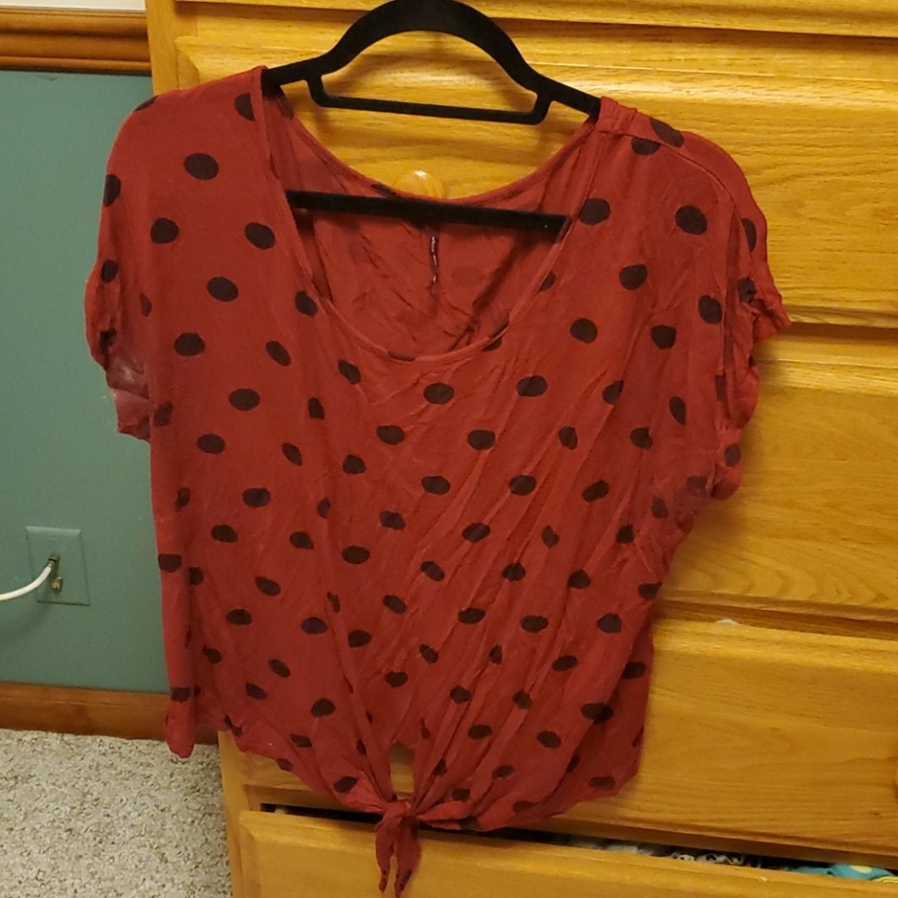 Red Polka Dot Shirt